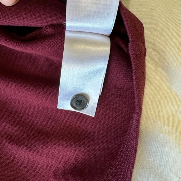 Calvin Klein Men's Burgundy Shawl Collar‎ Long Sleeve Sweatshirt Size Large - Picture 9 of 16